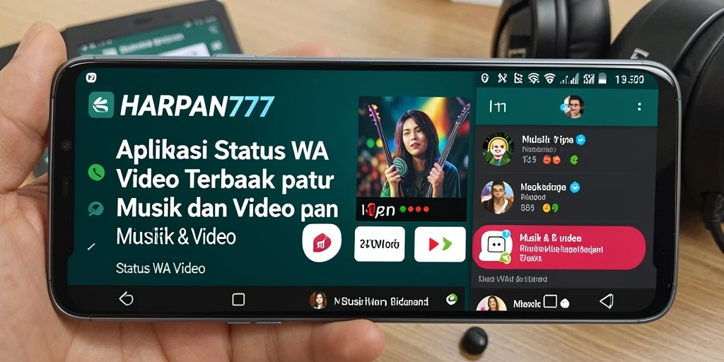 Tampilan antarmuka aplikasi HARAPAN777 yang mudah digunakan.