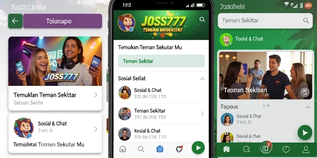 Tampilan antarmuka utama JOSS777 yang interaktif dan menarik.