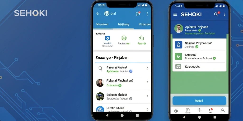 Antarmuka aplikasi SEHOKI yang intuitif dan mudah dipahami.