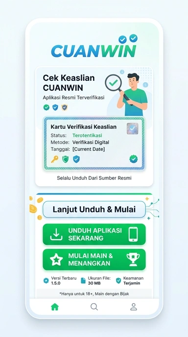 Halaman Resmi Cuanwin untuk Pengguna Android